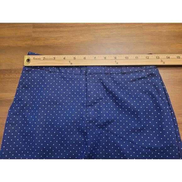 Forever 21 High Rise Polka Dot Shorts Women’s S Blue White Pockets EUC - Picture 7 of 10